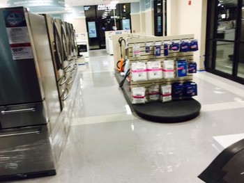 Floor Cleaning at Sears store in Apex, NC