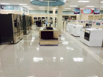 Floor Cleaning at Sears store in Apex, NC
